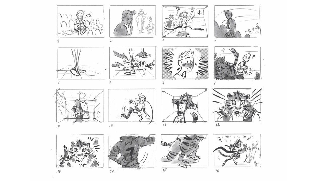 Short story based on action dice ( tiger + werewolf + winner cup ) 2022