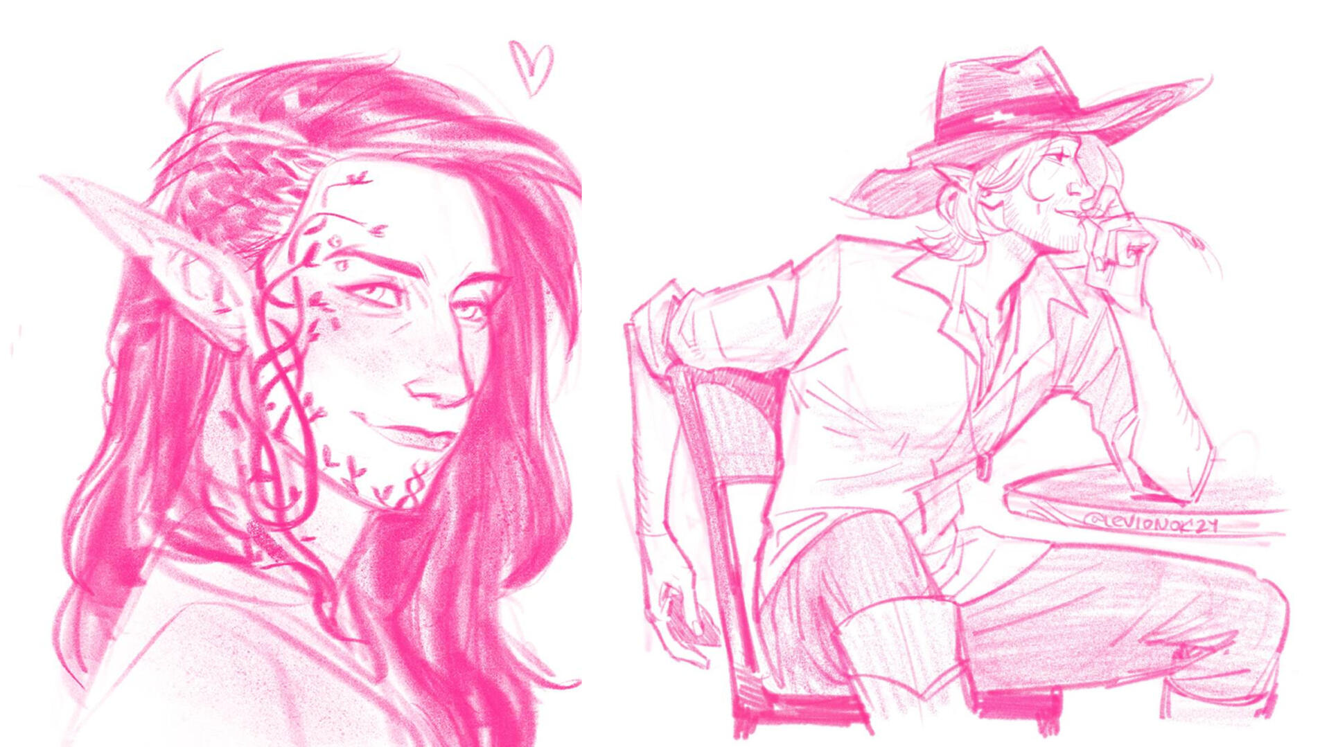 Pensil-styled illustrations, 2024