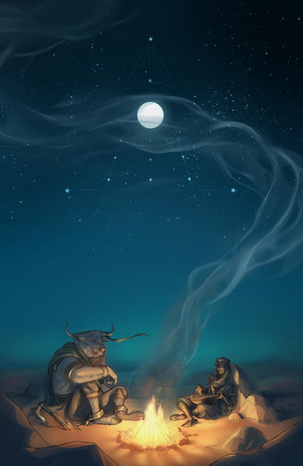 DnD illustration, 2019